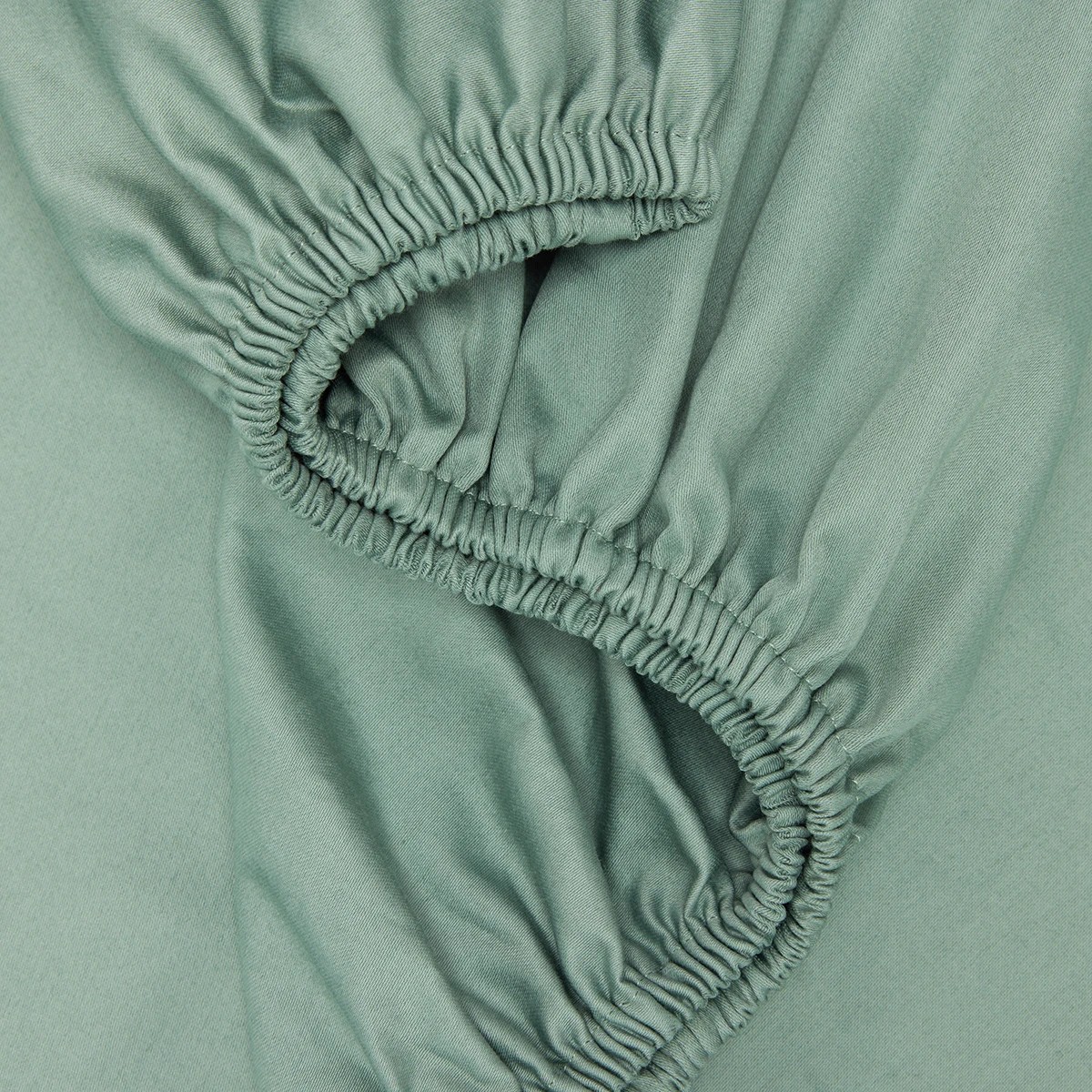 3 500 Thread Count Cotton Sheet Set - Queen Bed, Sage, 3 of 6