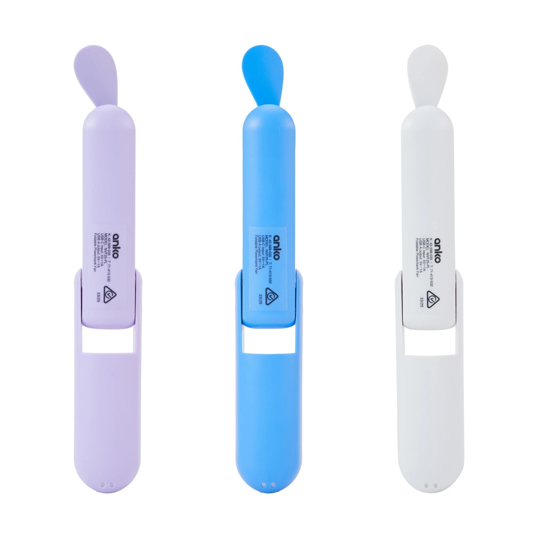 3 Portable Fan with Power Bank Charger - Assorted, 3 of 10