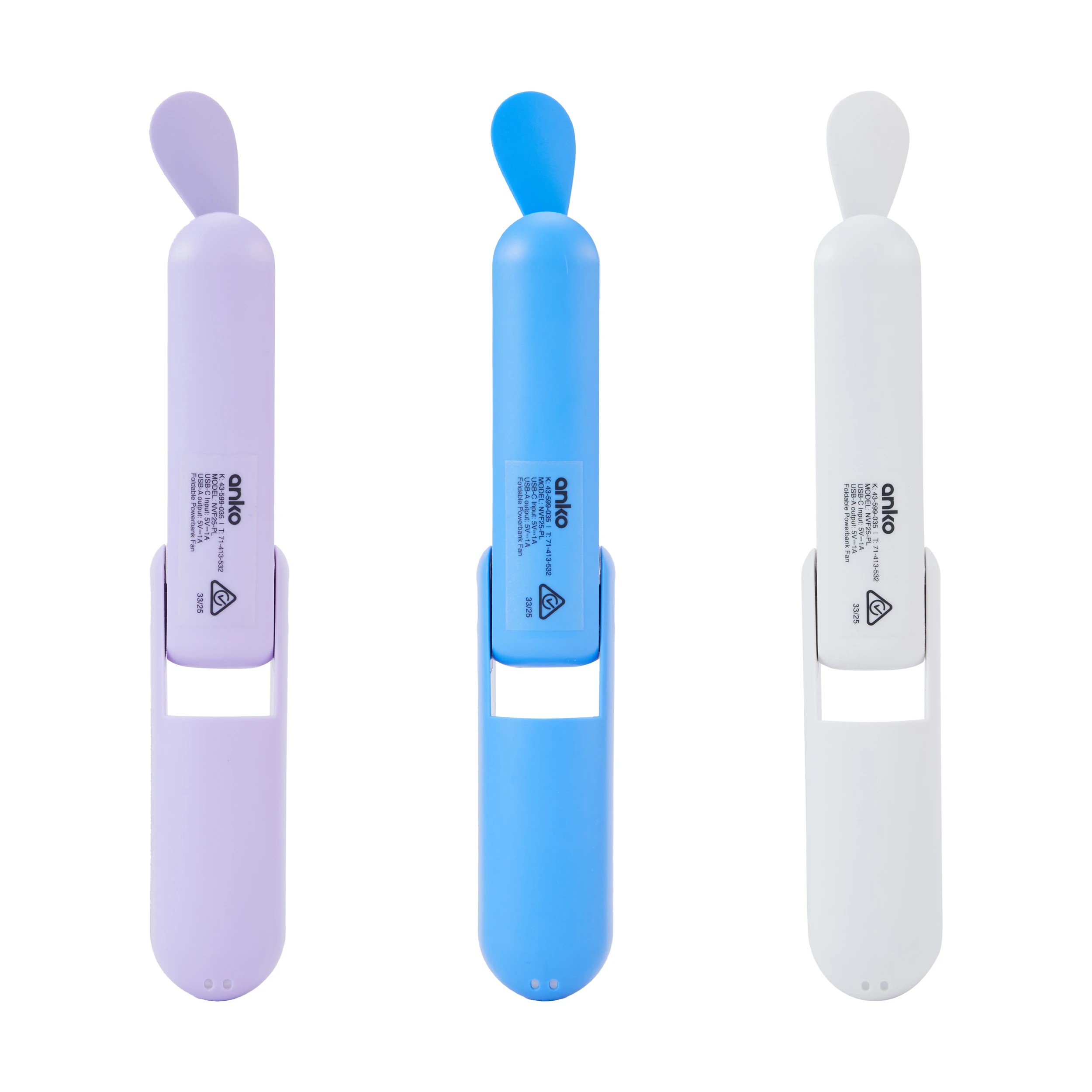 3 Portable Fan with Power Bank Charger - Assorted, 3 of 10