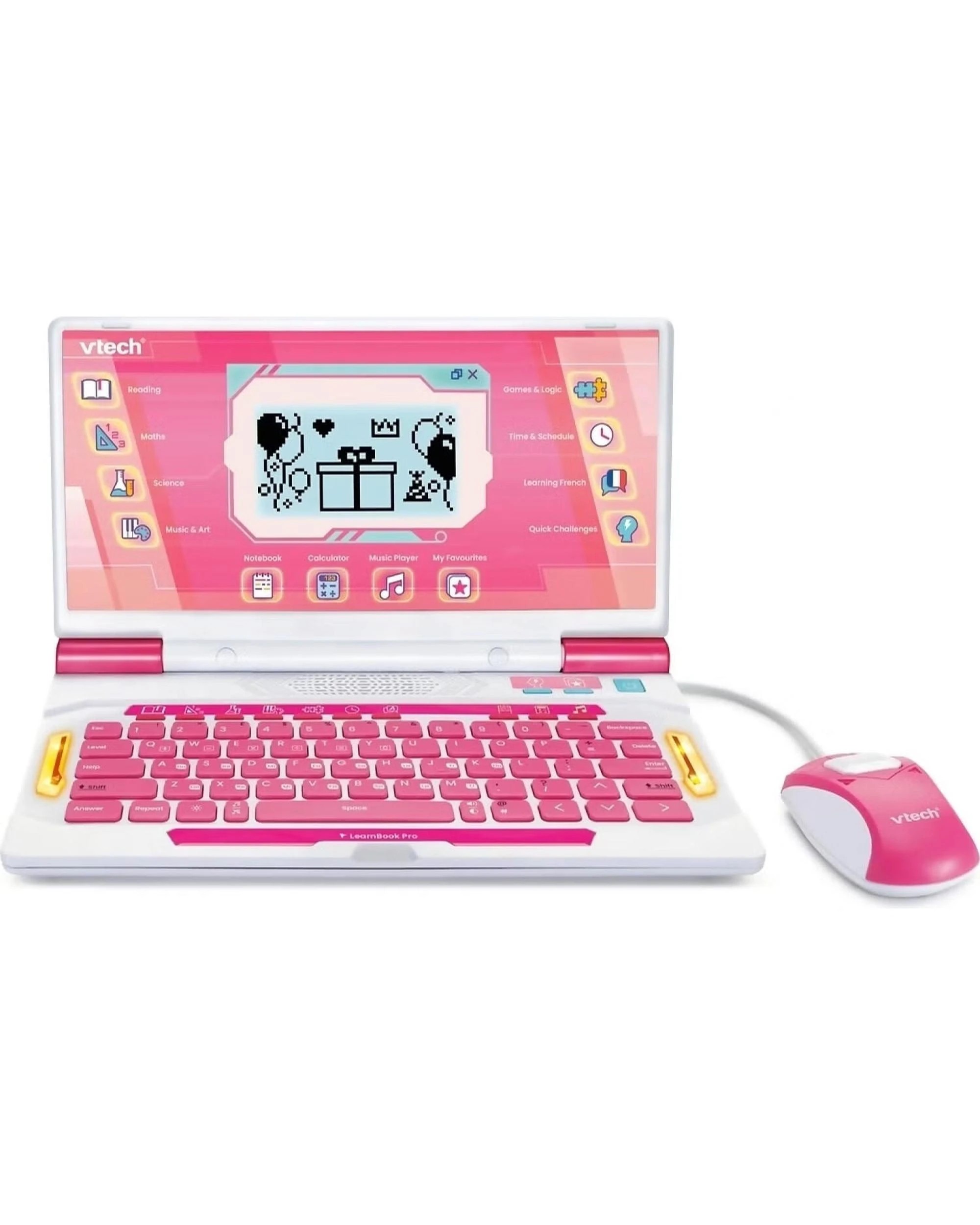 4 VTech Learnbook Pro Laptop - Pink, 4 of 6