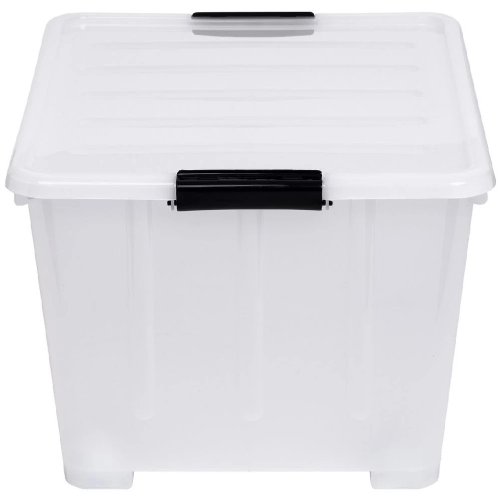 2 Keji 50L Storage Container Translucent  White, 2 of 10