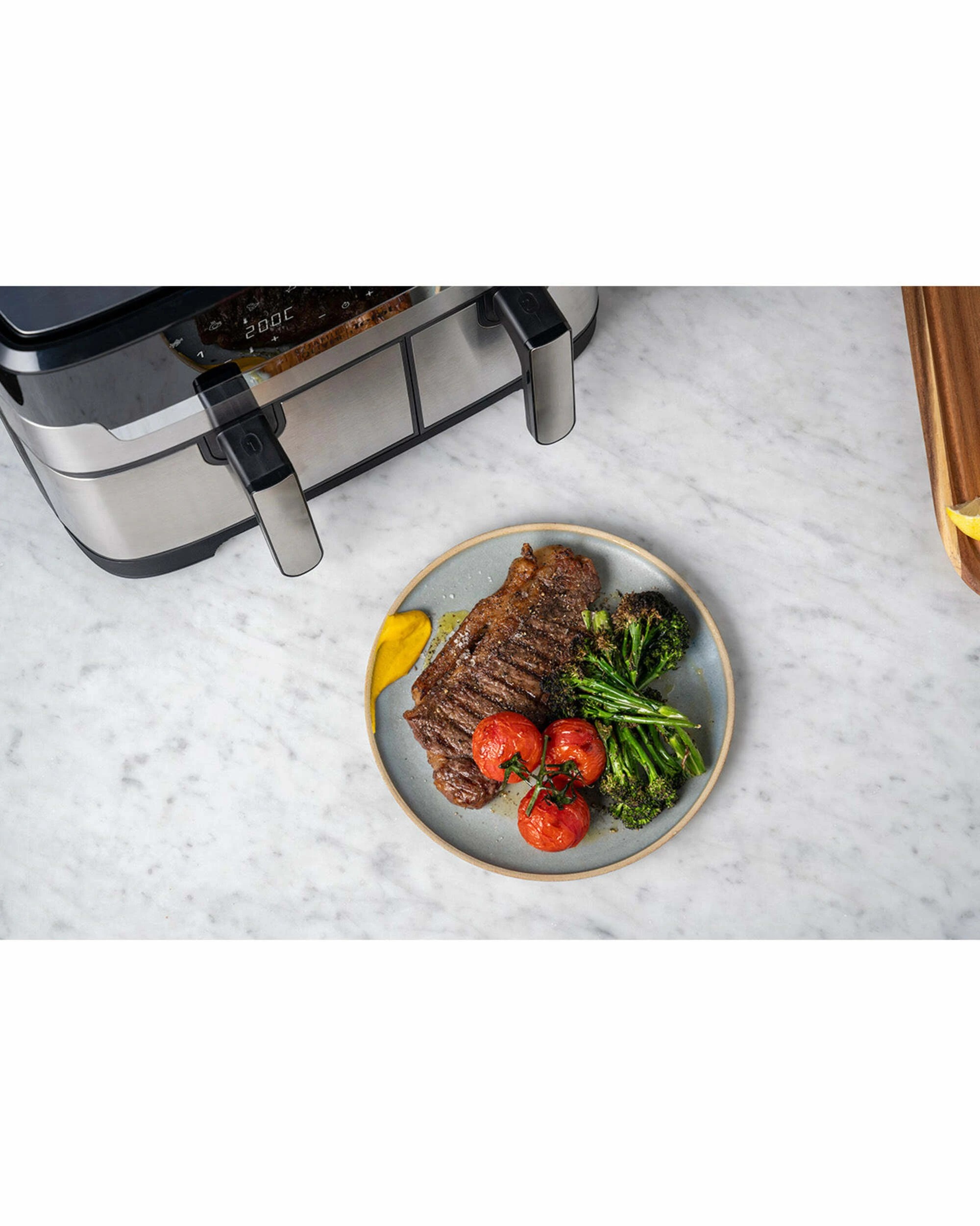 2 Tefal 8.3L Jamie Oliver Dual Easy Fry Deluxe XXL Air Fryer, 2 of 5