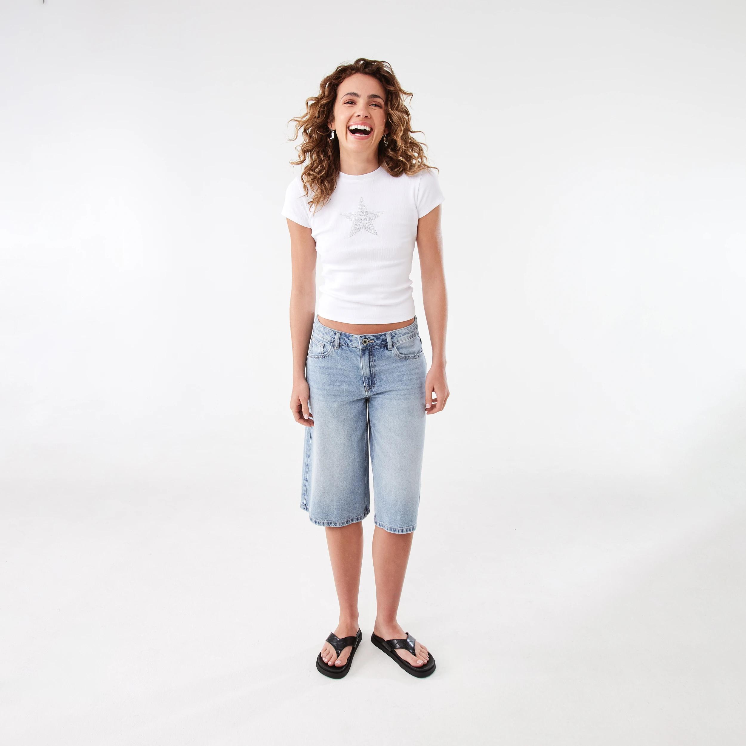 2 Short Sleeve Embellished Neat Fit T-shirt Star, 2 of 9