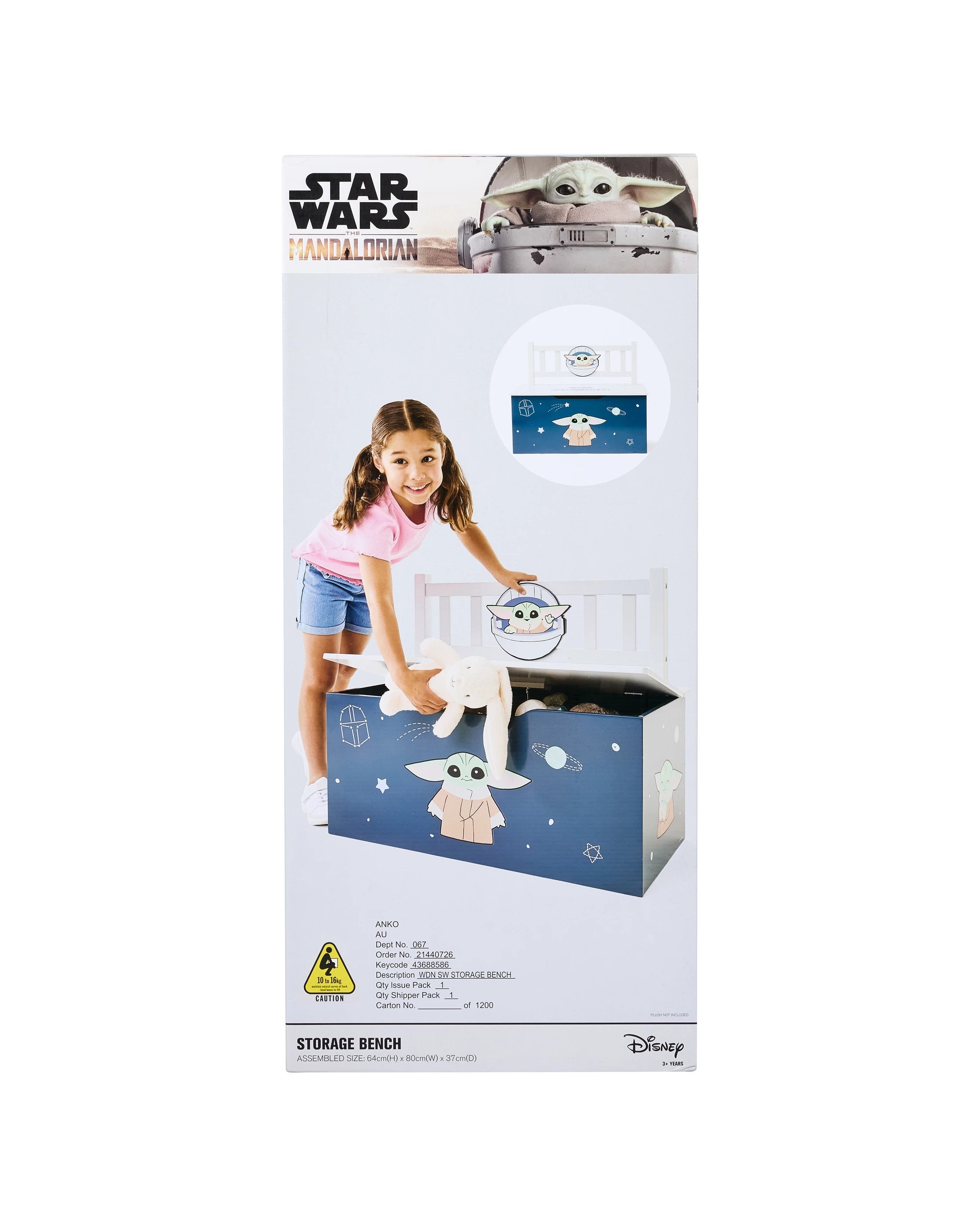 10 Star Wars the Mandalorian Storage Bench, 10 of 10