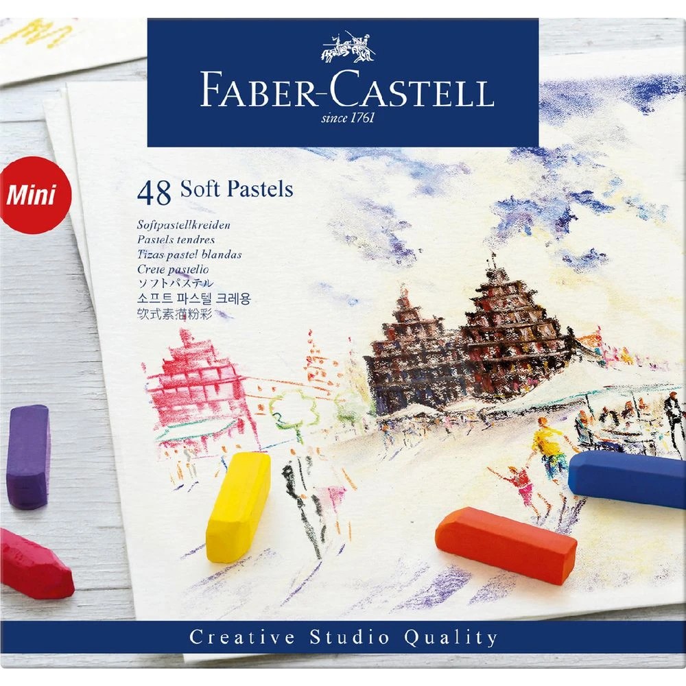 1 Faber-Castell Soft Pastels 48 Pack, 1 of 2