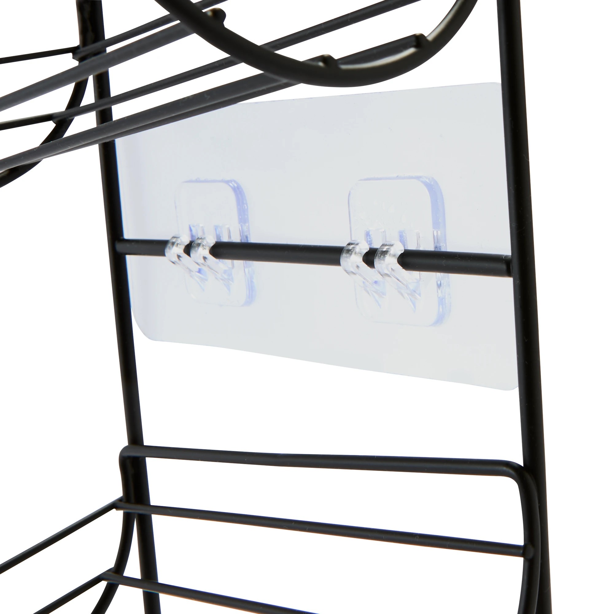 7 Shower Bottle Wall Caddy - Black, 7 of 8