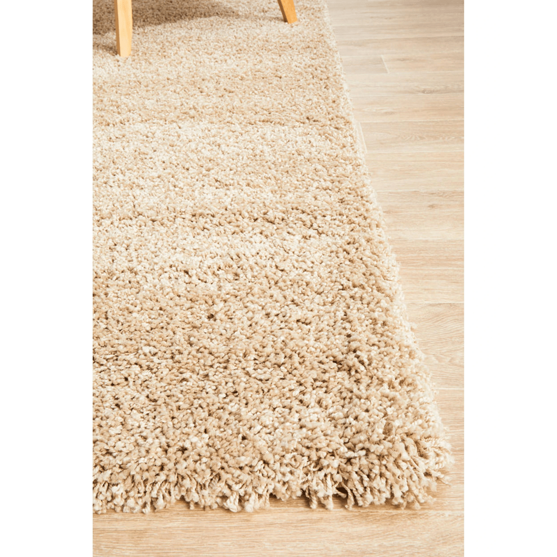 6 Rug Culture Laguna Linen Shag Rug — 40 mm Polypropylene, Beige, Power-Loomed (Made in Turkey) - Beige, 6 of 9
