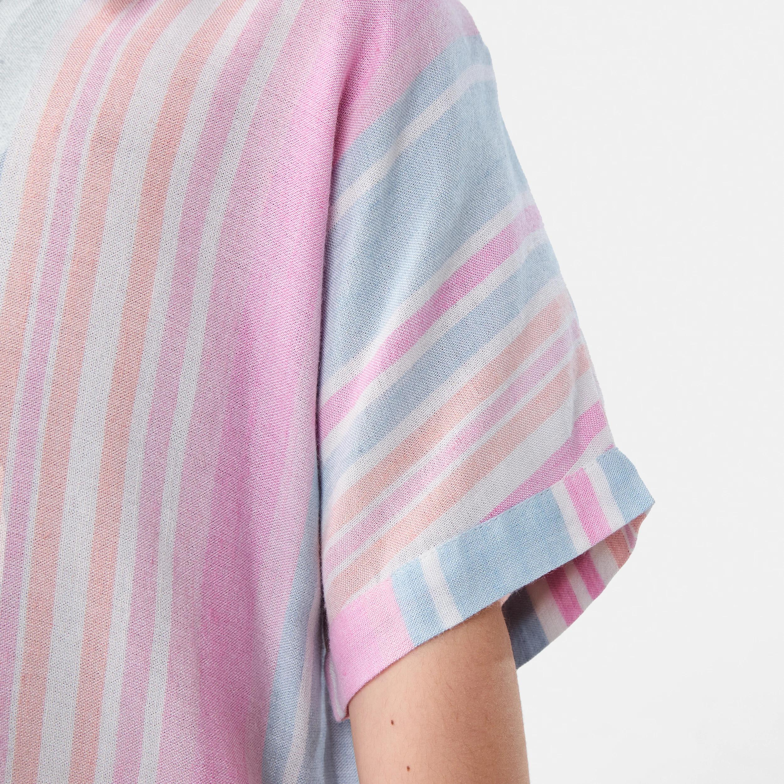 6 Oversize Woven Shirt Mul Stripe, 6 of 8