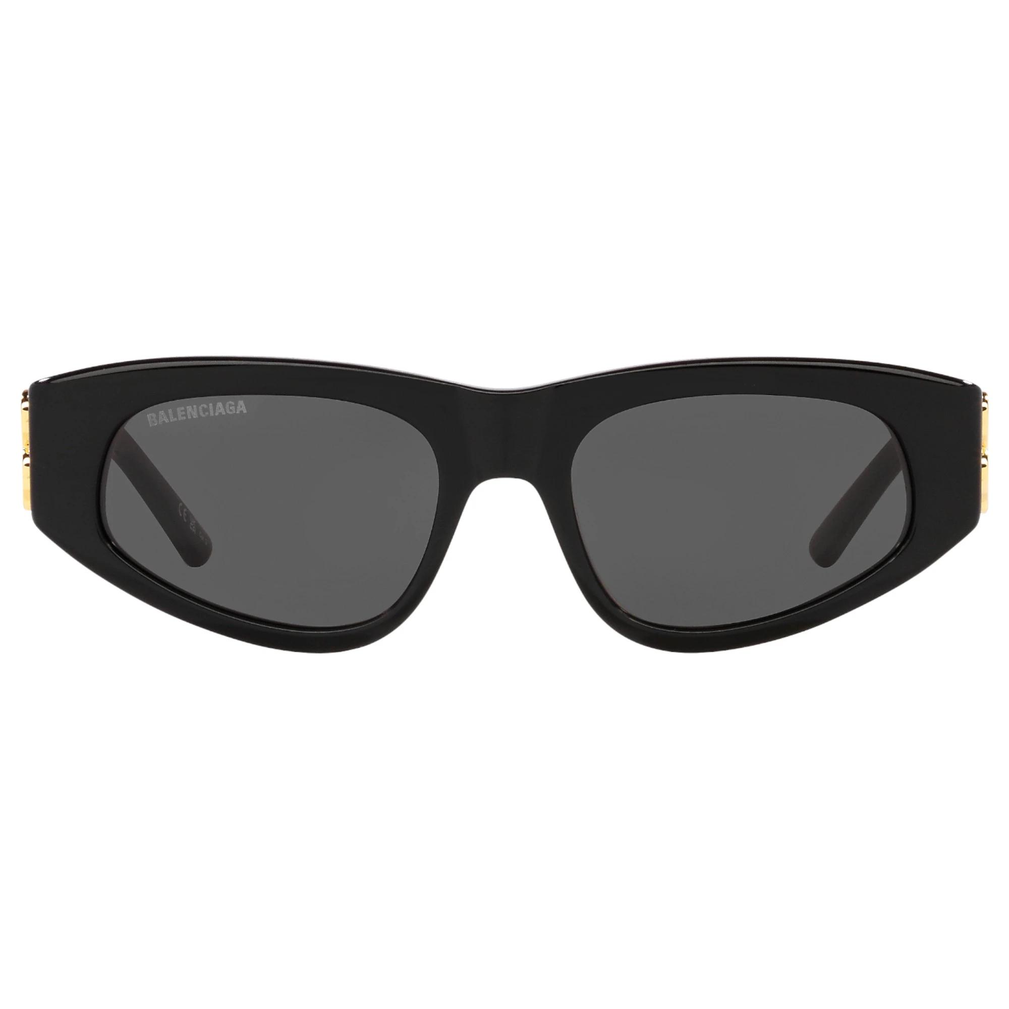 2 Balenciaga Womens Sunglasses Bb0095S Black/ Gold/Grey Sunnies BLACK/GOLD/GREY, 2 of 3