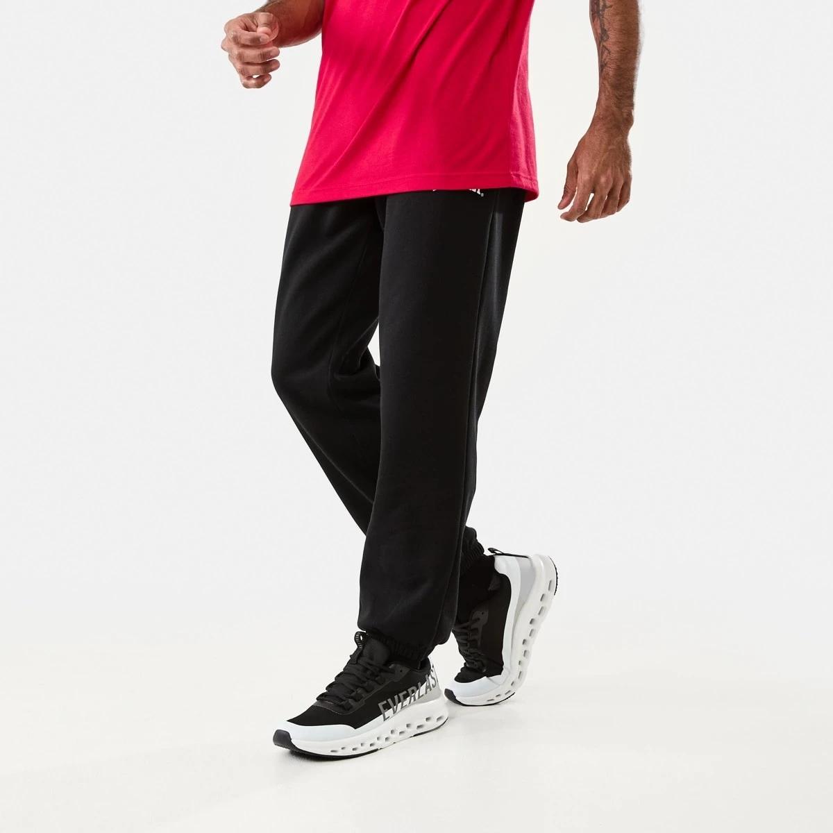 2 Everlast Mens Classic Sport Trackpants EVER CLASSIC BLACK, 2 of 7