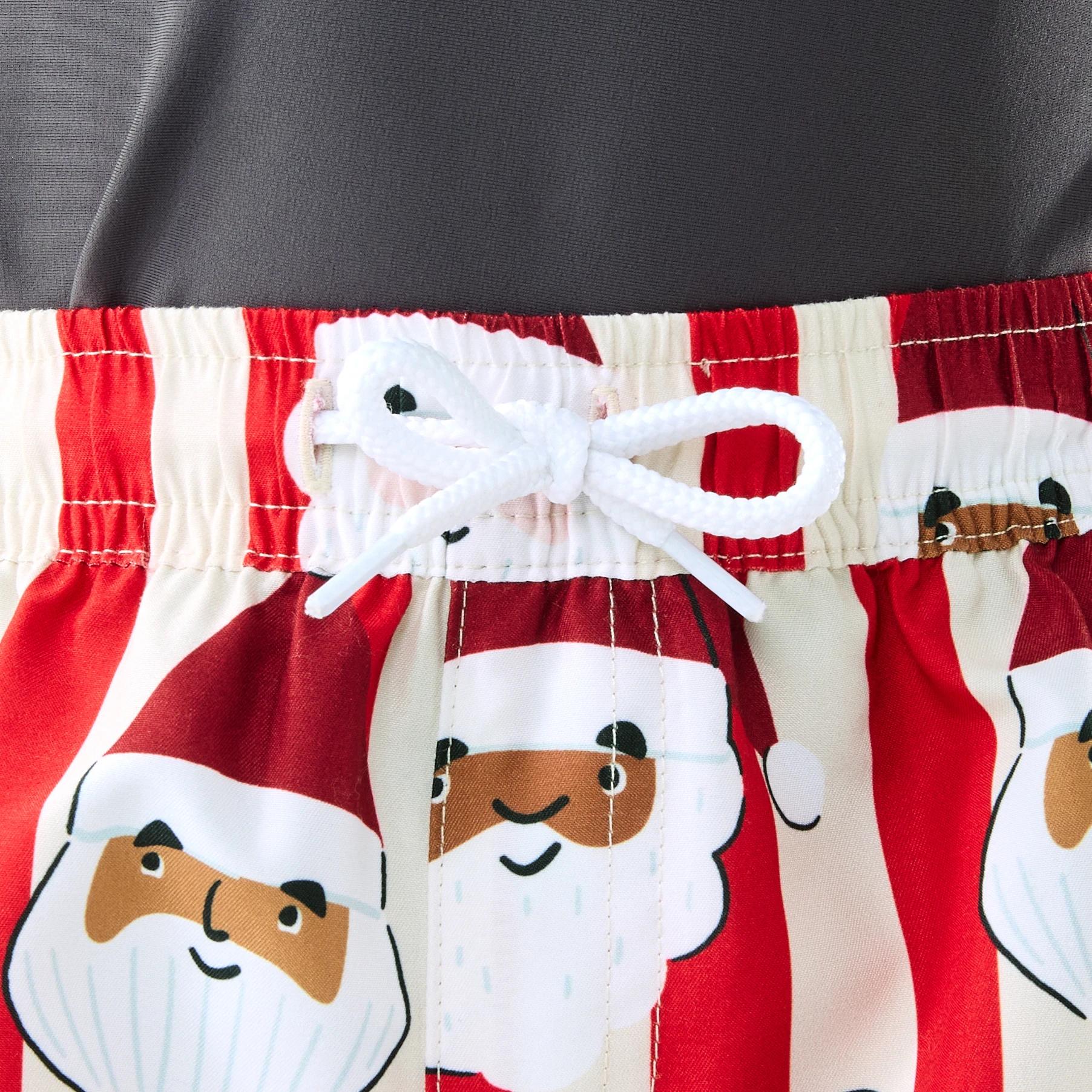 3 Christmas Printed Boardshorts Bge Santa, 3 of 5