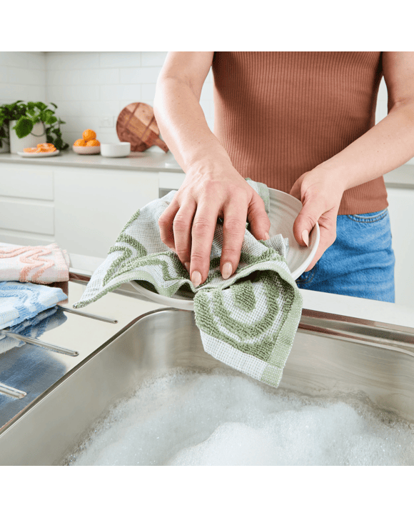 3 Pack Wavy Dish Cloths
