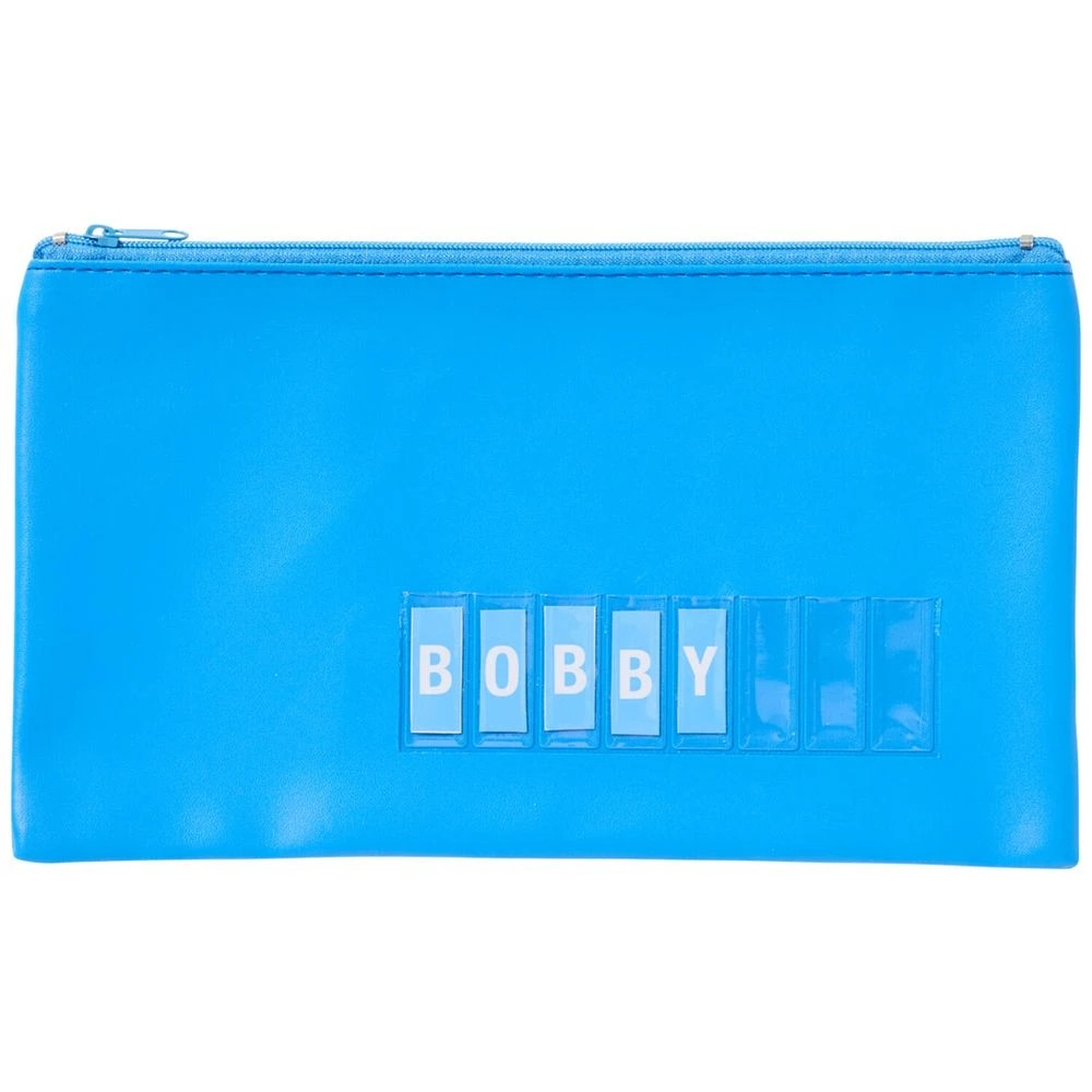 3 Studymate Single Zip Name Pencil Case Small Blue, 3 of 6