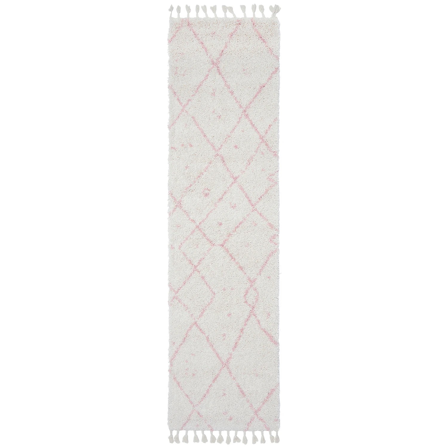 2 Common Ground Rugs Amber 44 300x80cm - Medium Runner Power Loomed Shag Rug - Natural, 2 of 7