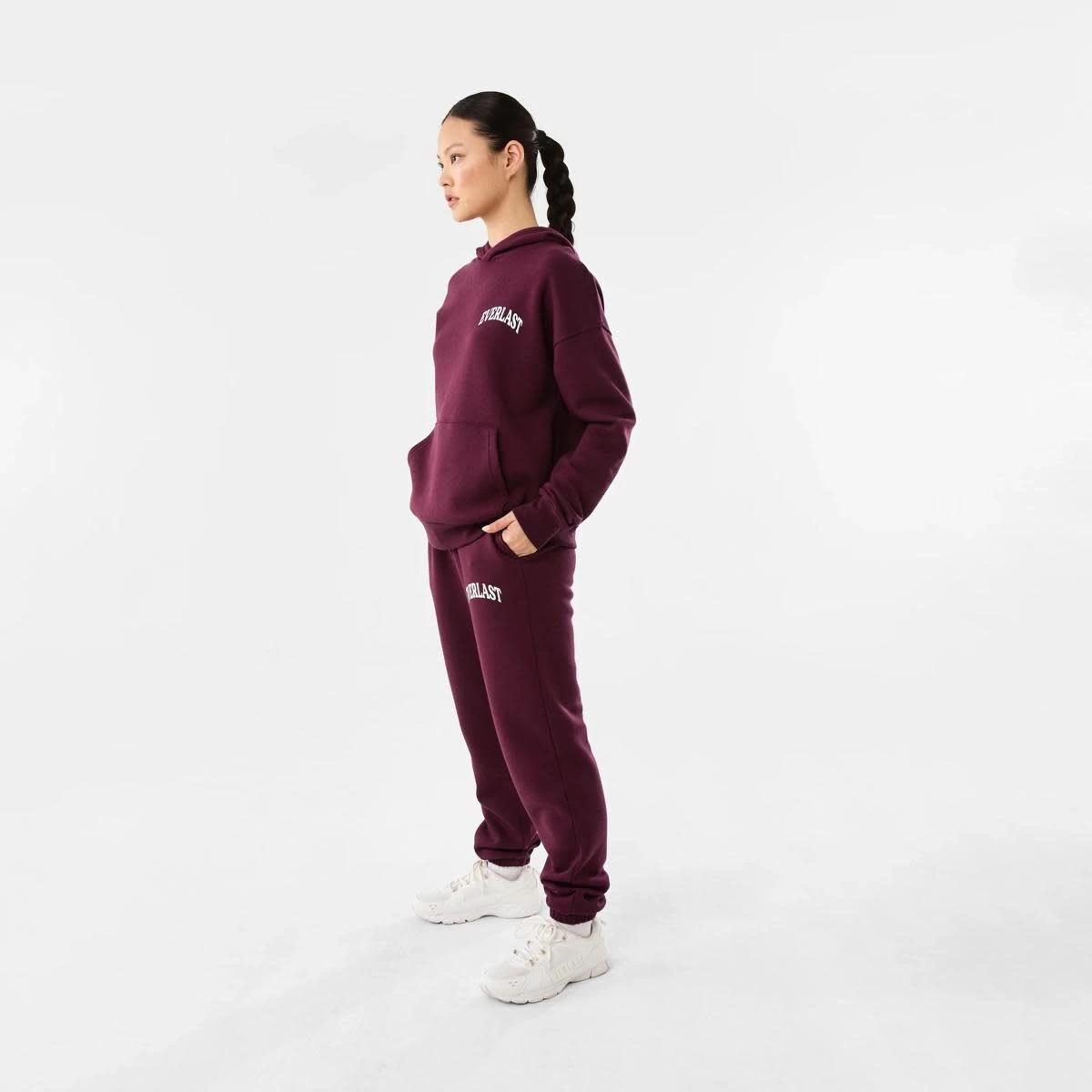 3 Everlast Womens Collegiate Oversized Hoodie EVERLAST VARSITY CHERRY, 3 of 9