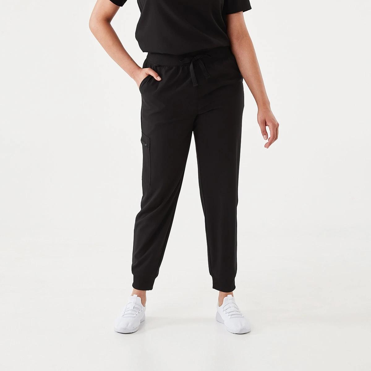 1 Work Jogger Scrub Pants BLACK, 1 of 7
