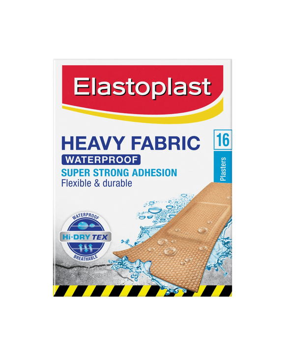 Elastoplast 16 Pack Heavy Fabric Waterproof Plasters