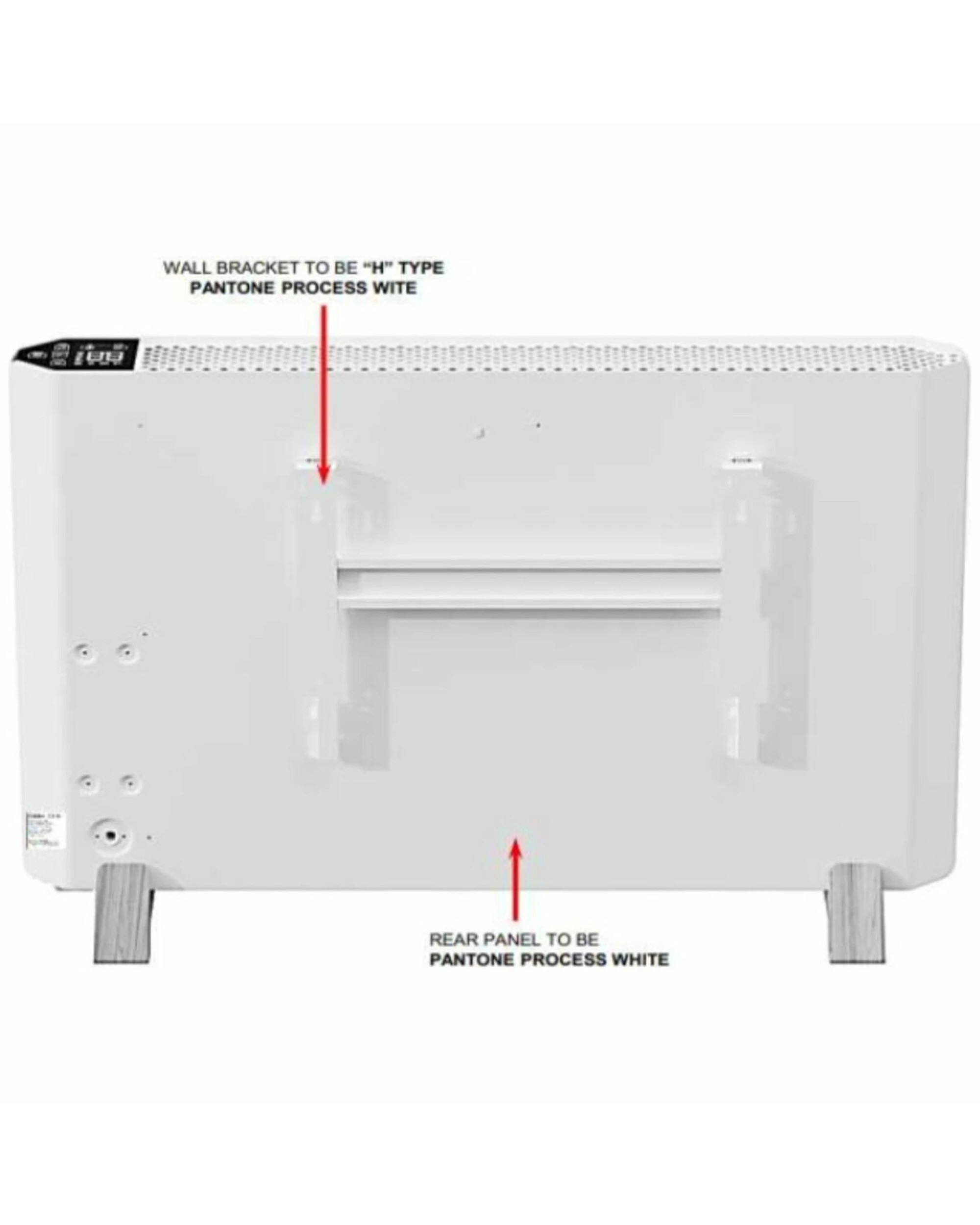 4 Goldair PT 2400W Convector Panel Heater With WiFi White, 4 of 5