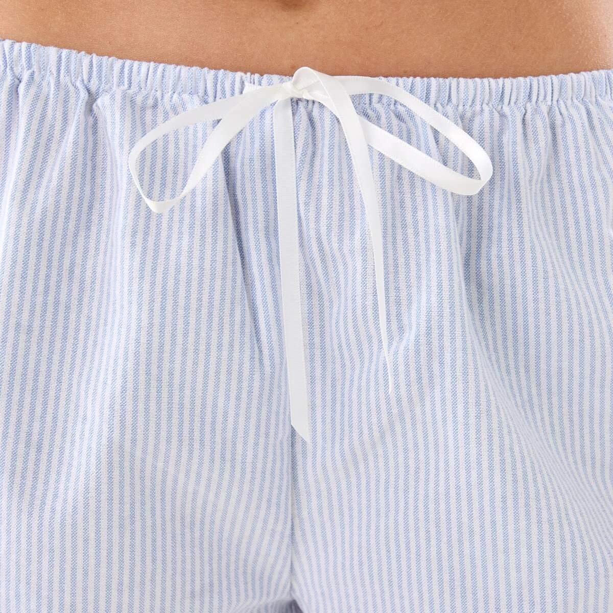 5 Stripe Lace Trim Shorts STRIPE BLUE HALOGEN BLUE, 5 of 8