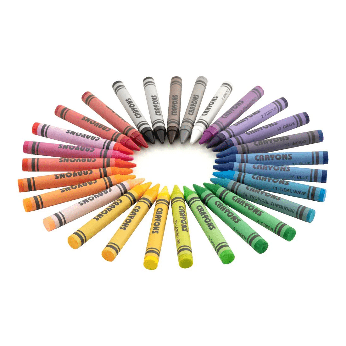 4 Keji Jumbo Crayons 28 Pack, 4 of 6