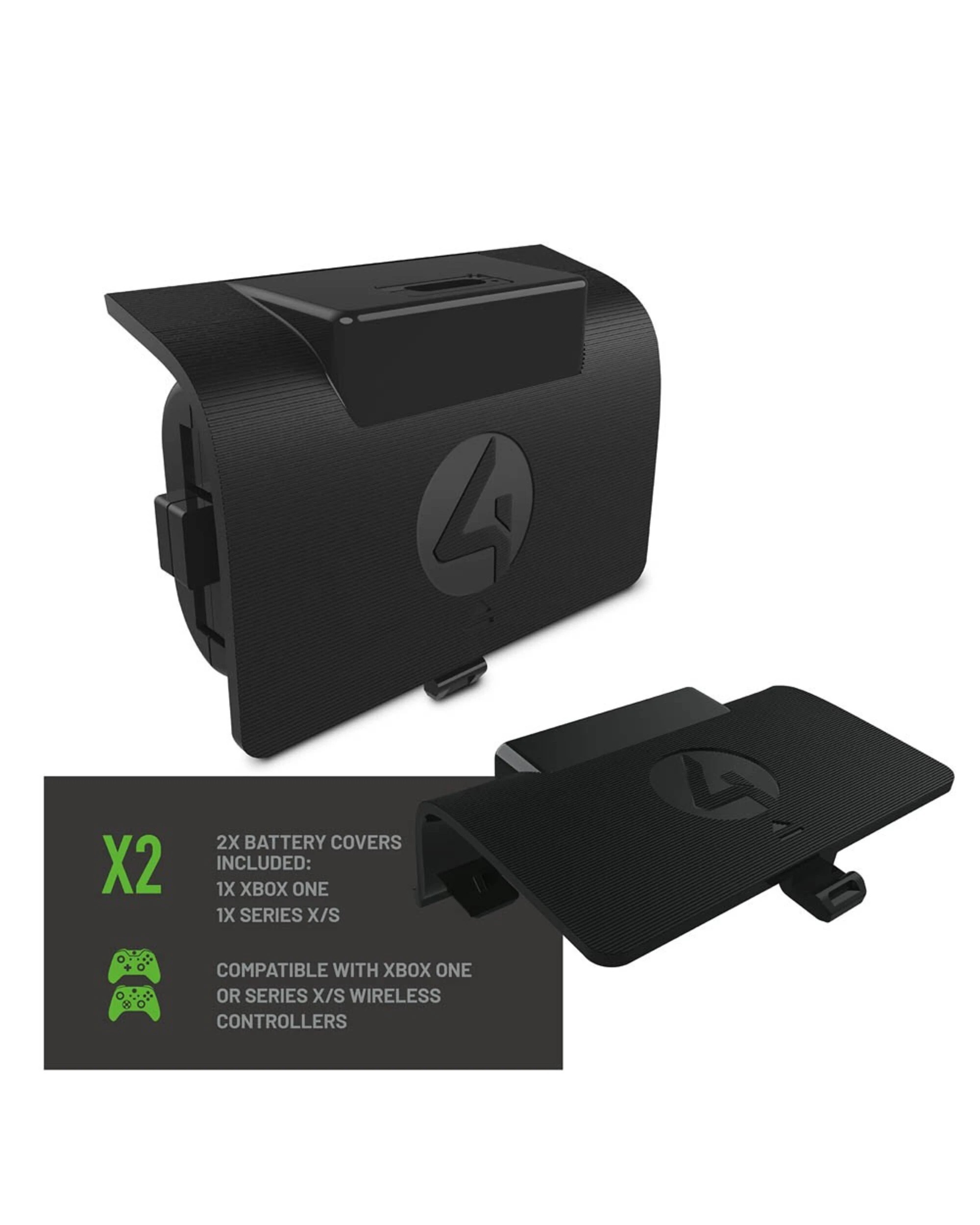 5 4Gamers XBOX Play & Charge Kit - Black, 5 of 5