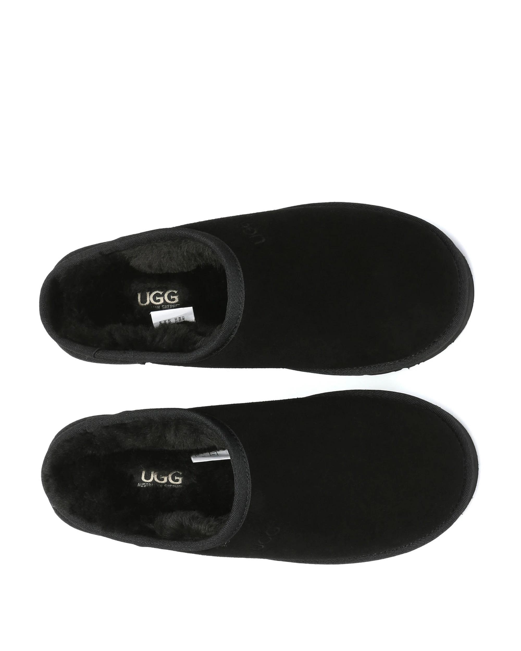 5 Australian Shepherd UGG Unisex Nano Classic Slippers BLACK, 5 of 5