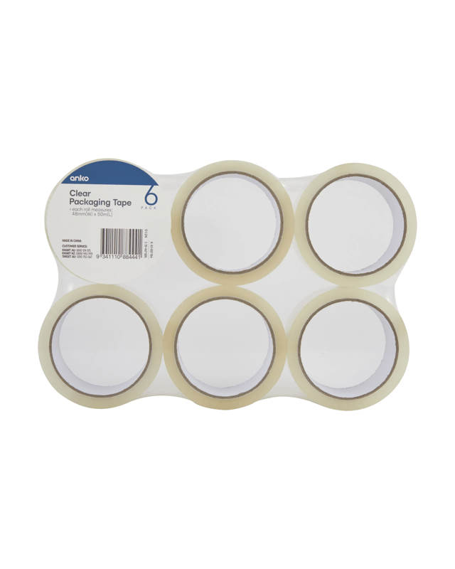 6 Pack Clear Packaging 