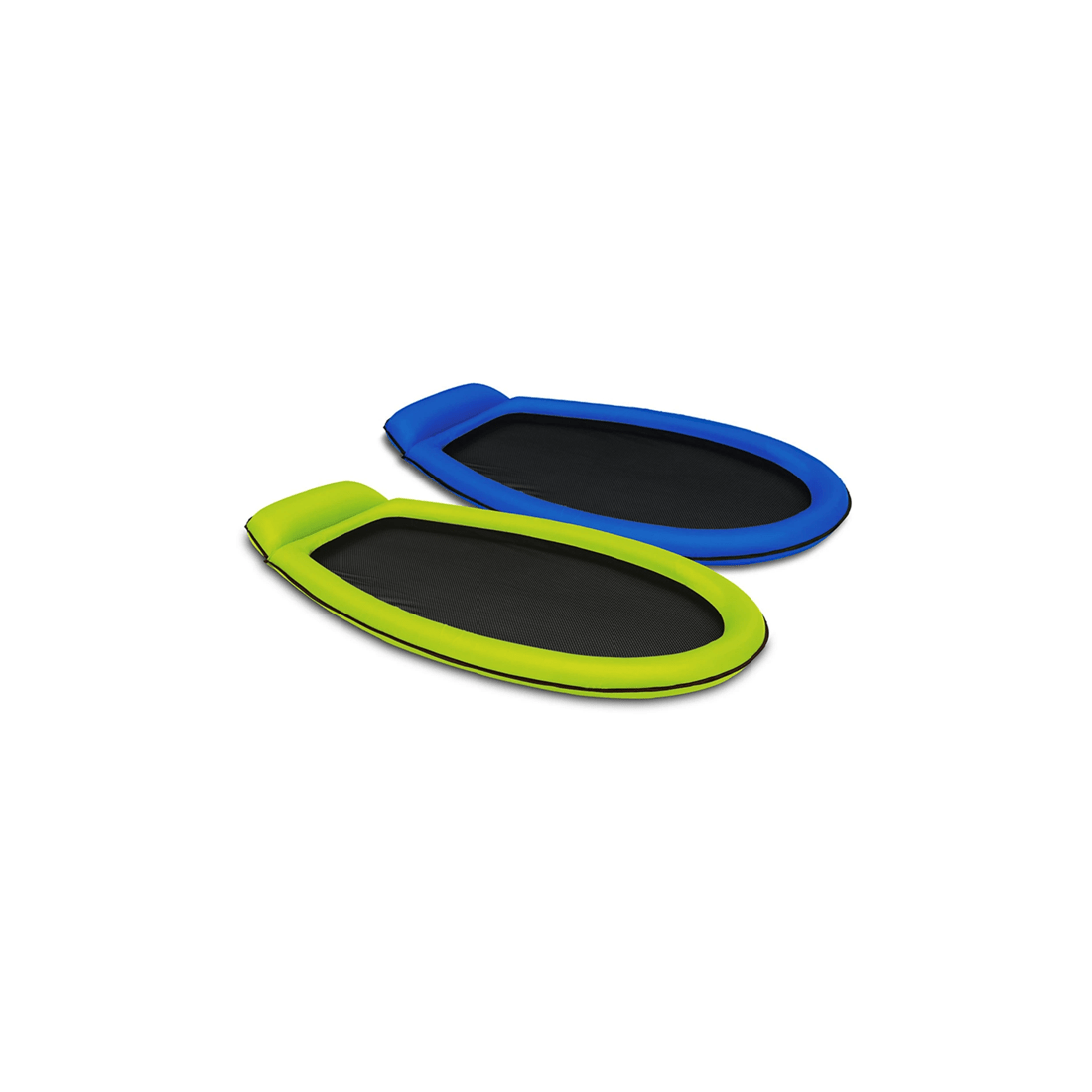 2 Intex 1.7m Mesh Lounge Kids Inflatable Pool Float Assorted Colours 14y Plus - Blue, 2 of 3