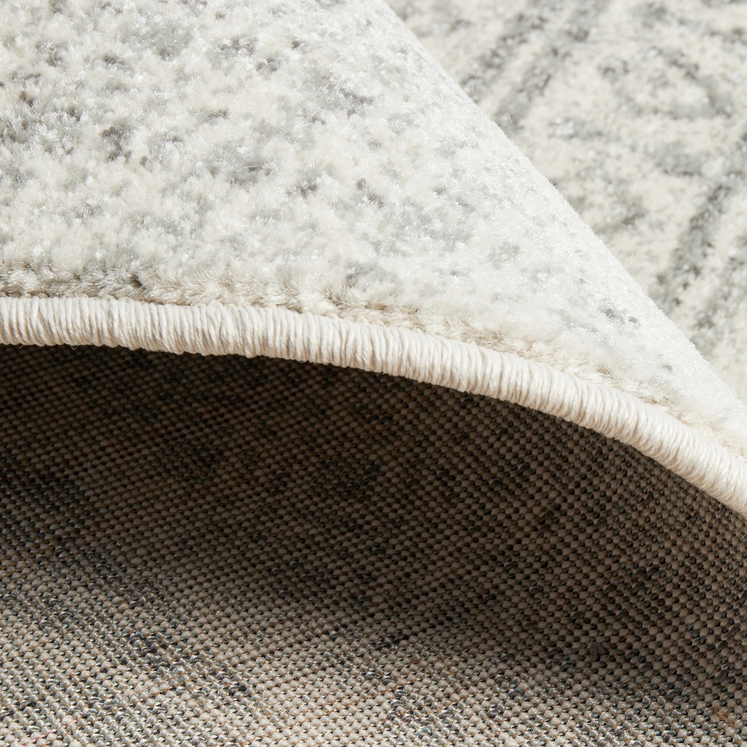 9 Common Ground Rugs Phantom 359 150x150cm Round - Small Pet Friendly Rug - Silver - Grey, 9 of 9