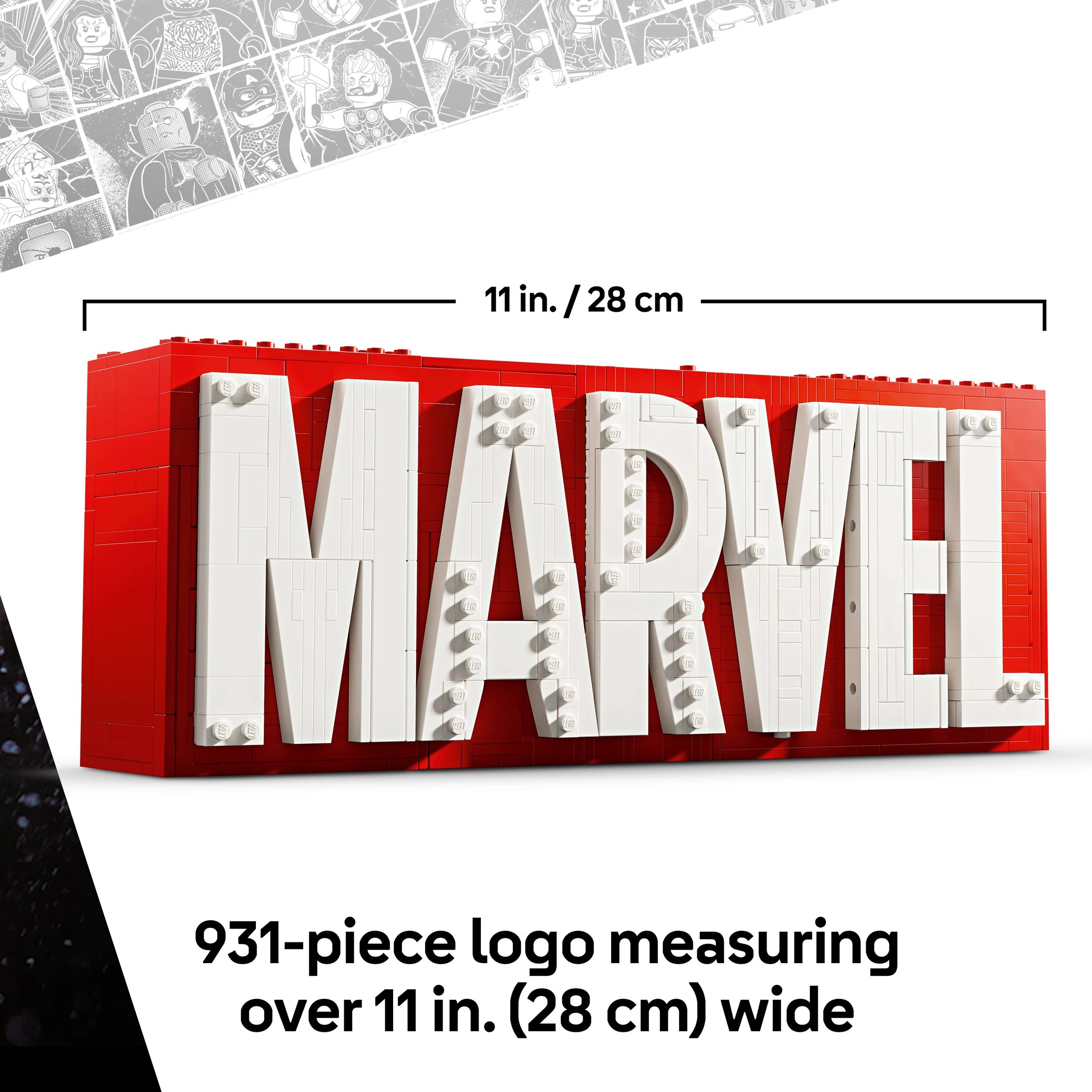 6 LEGO Marvel: Marvel Logo & Minifigures 76313, 6 of 10