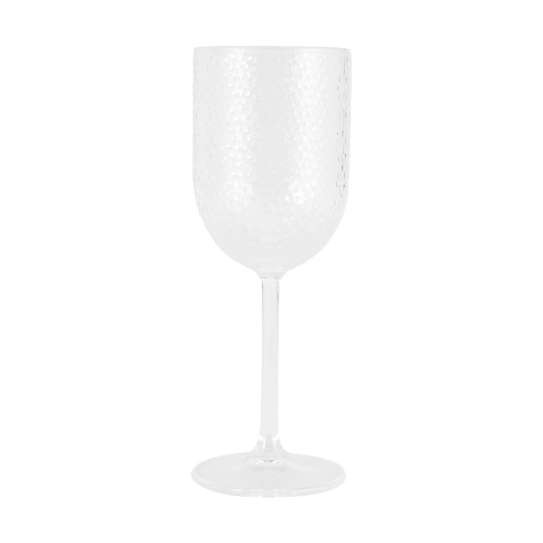 2 4 Clear Acrylic Hammered Wine Glasses, 2 of 5