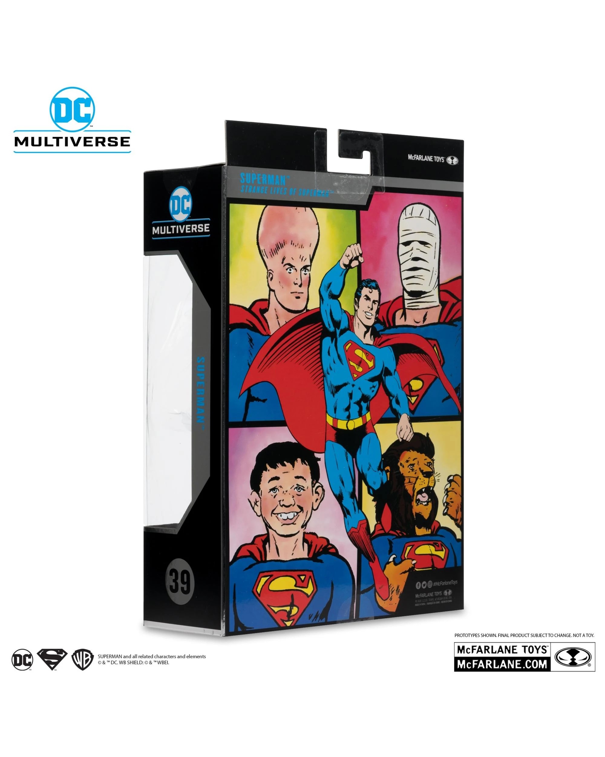 10 DC Multiverse Collector Edition #39 Superman Strange Lives of Superman 7 inch Action Figure, 10 of 10