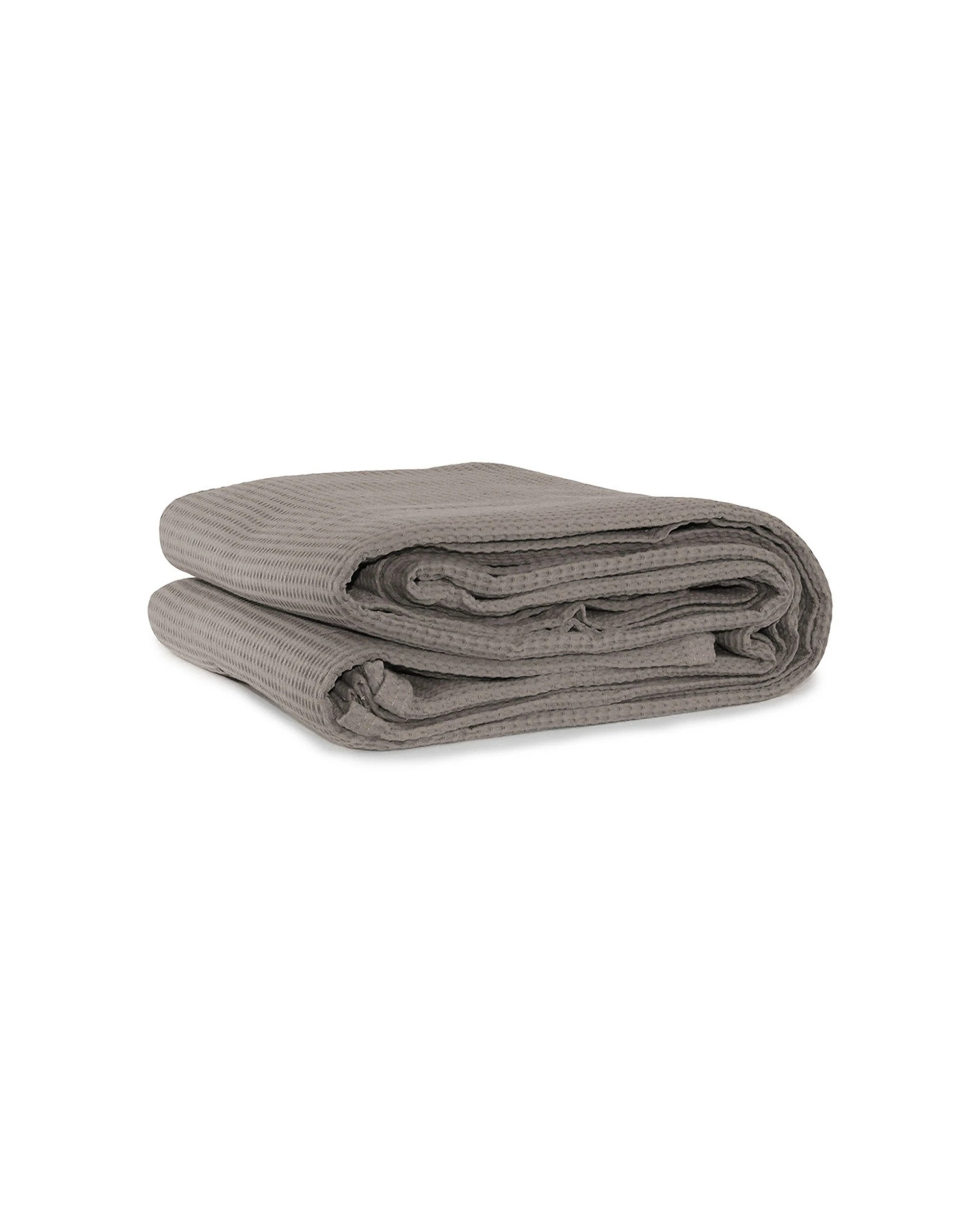 1 Jason Commercial Cotton Waffle Blanket Latte 255x265cm - Multi, 1 of 1