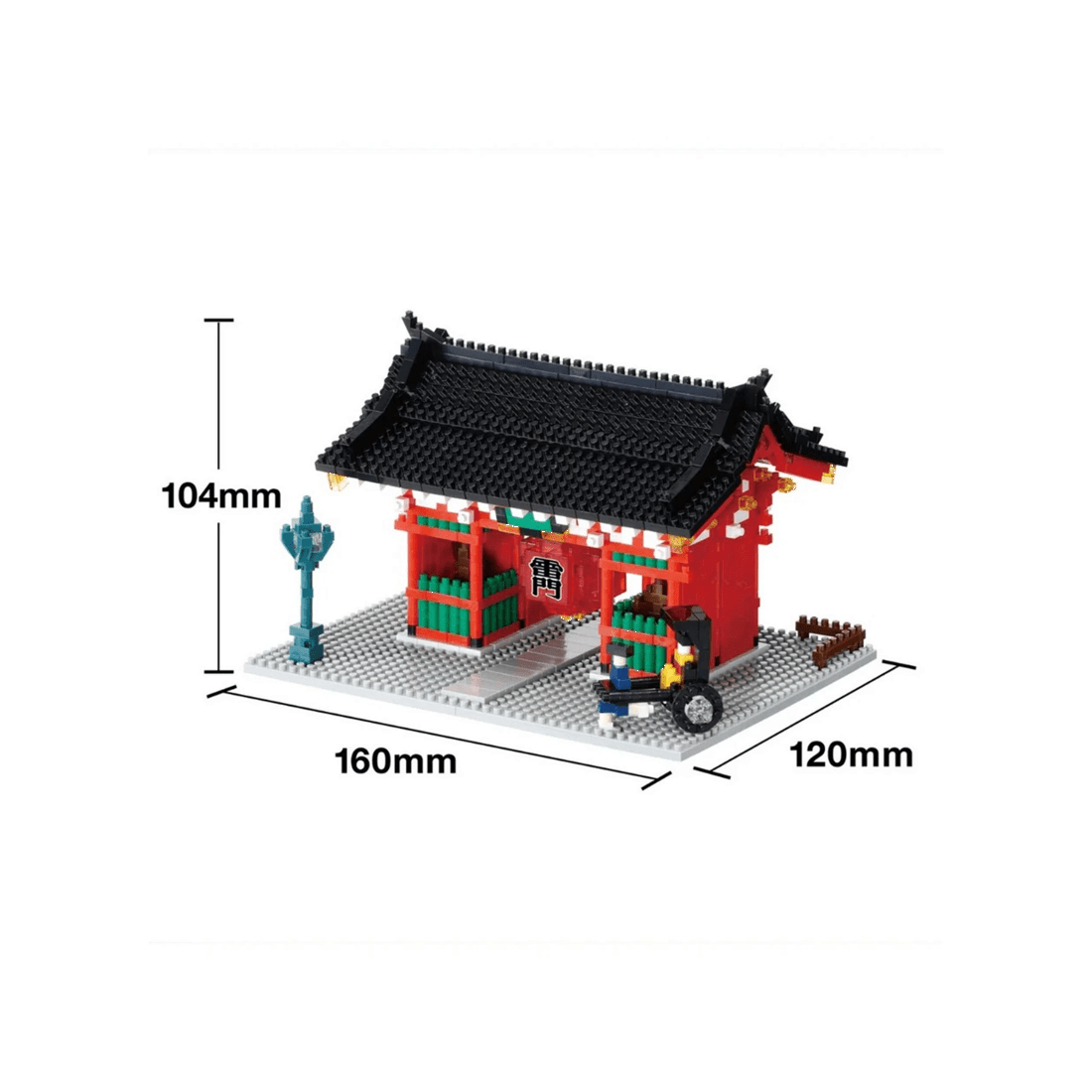 5 Kawada Nanoblock Kaminarimon DX, 5 of 8