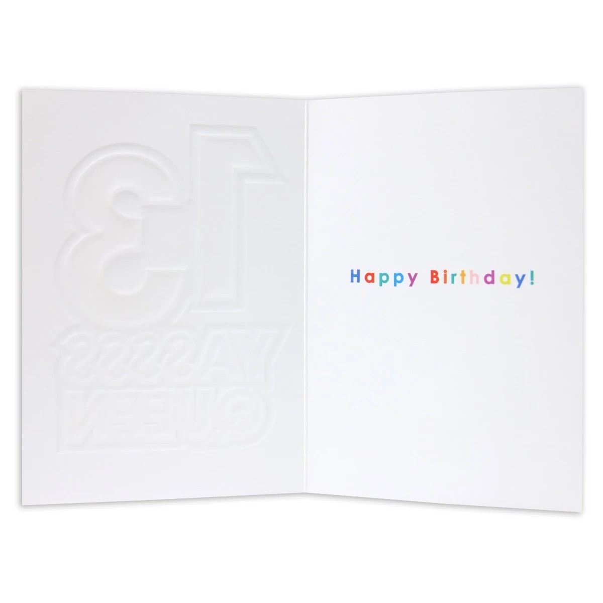 2 Connections from Hallmark 13th Birthday Card - Yassss Queen, 2 of 3