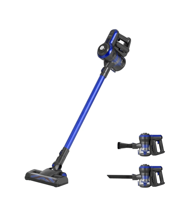 Devanti Stick Vacuum Cleaner Brushless Cordless 250W - Blue