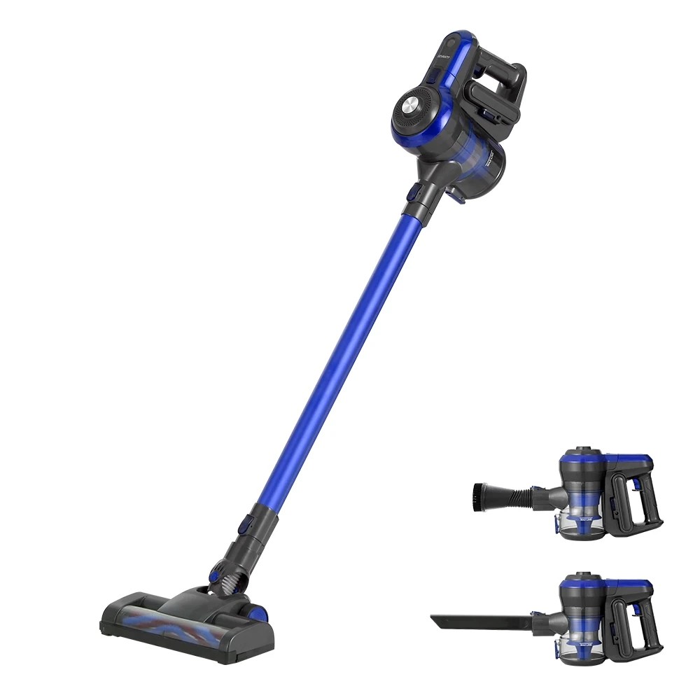 1 Devanti Stick Vacuum Cleaner Brushless Cordless 250W - Blue, 1 of 5