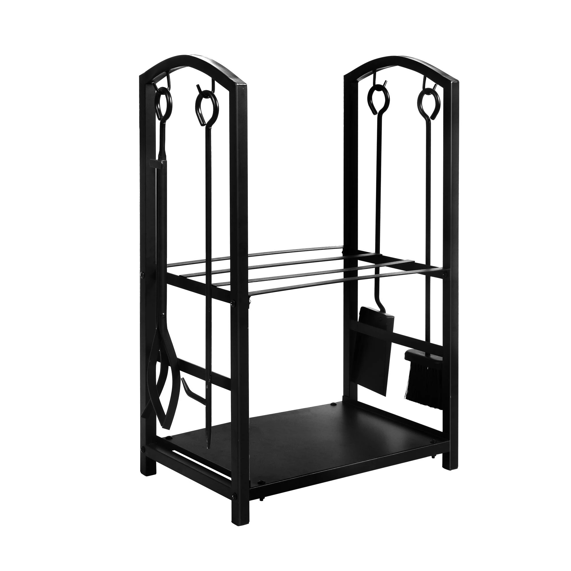 2 Traderight Firewood Rack With Fireplace Tools Set, 2 of 5