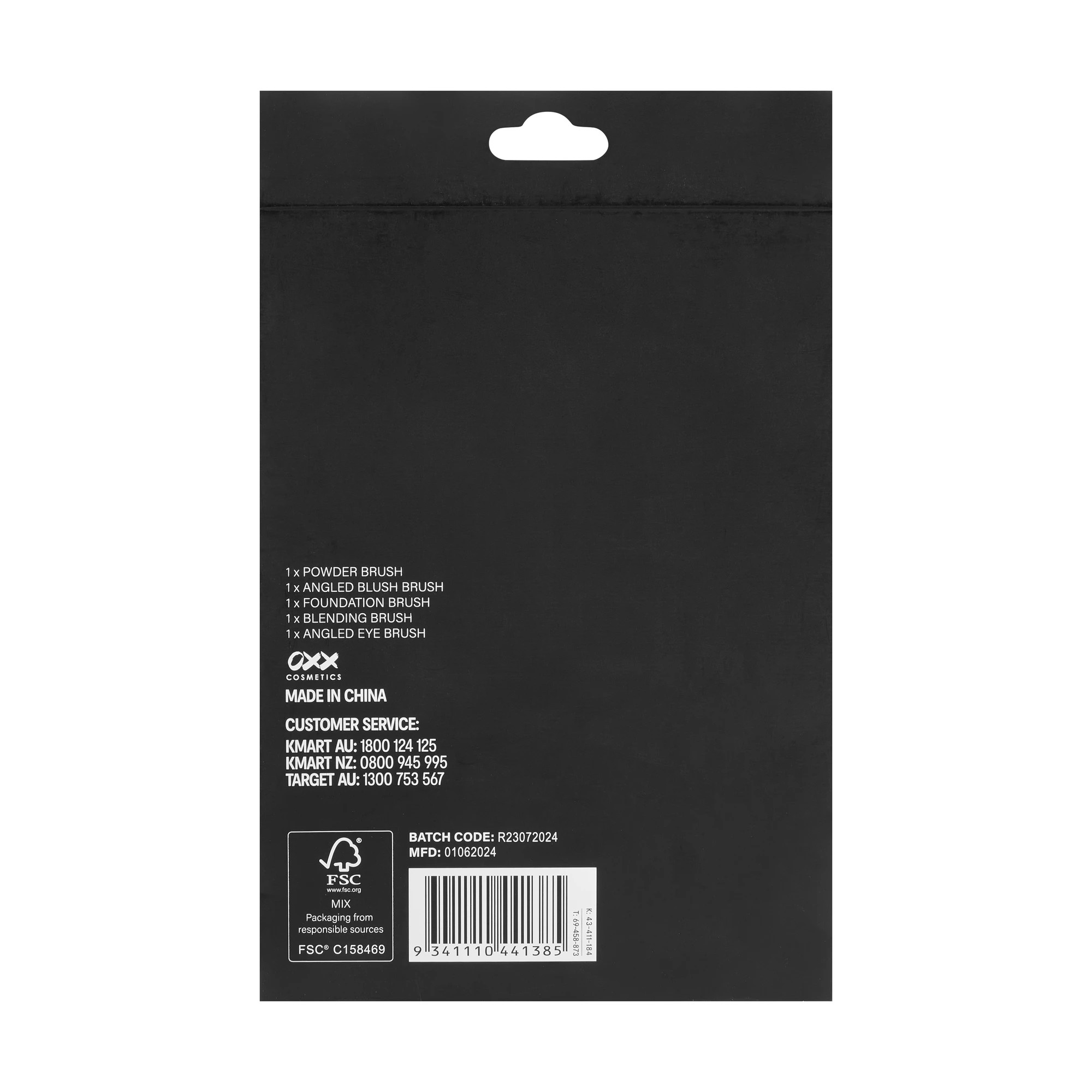 6 OXX Cosmetics 5 Piece Face Makeup Brush Set, 6 of 6