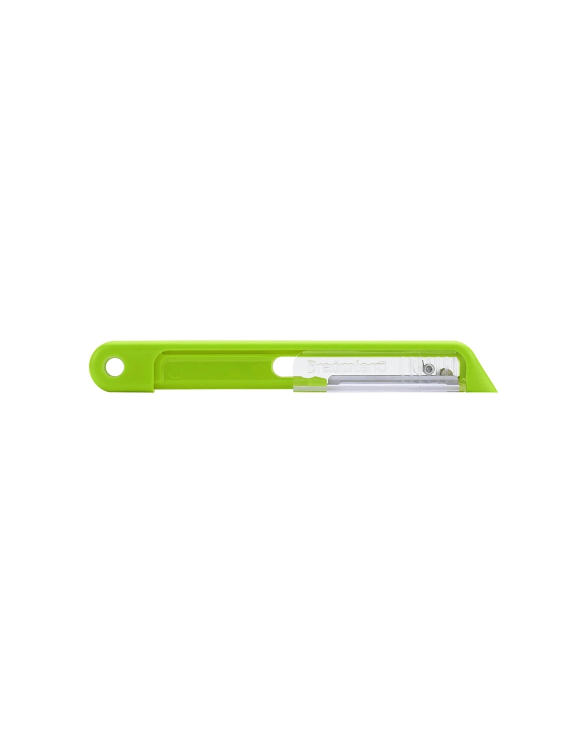 1 Dreamfarm Sharple Self Sharpening Vegetable Peeler With Cover Razor Sharp - Green, 1 of 6