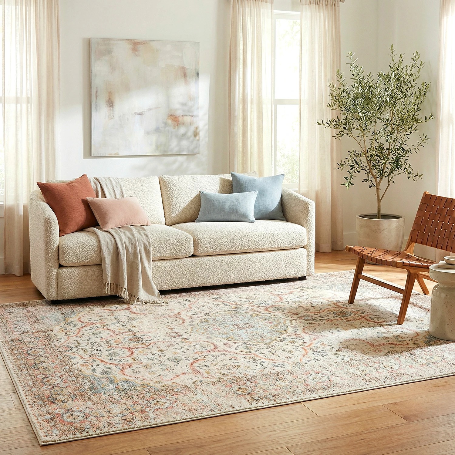 1 Common Ground Rugs Eterna 861 230x160cm - Medium Floor Rug - Beige, 1 of 7