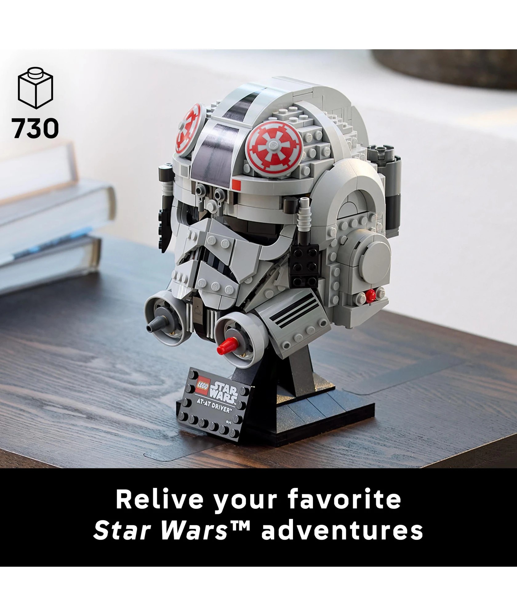 2 LEGO® Star Wars AT - AT Driver Helmet 75429 - Multi, 2 of 10