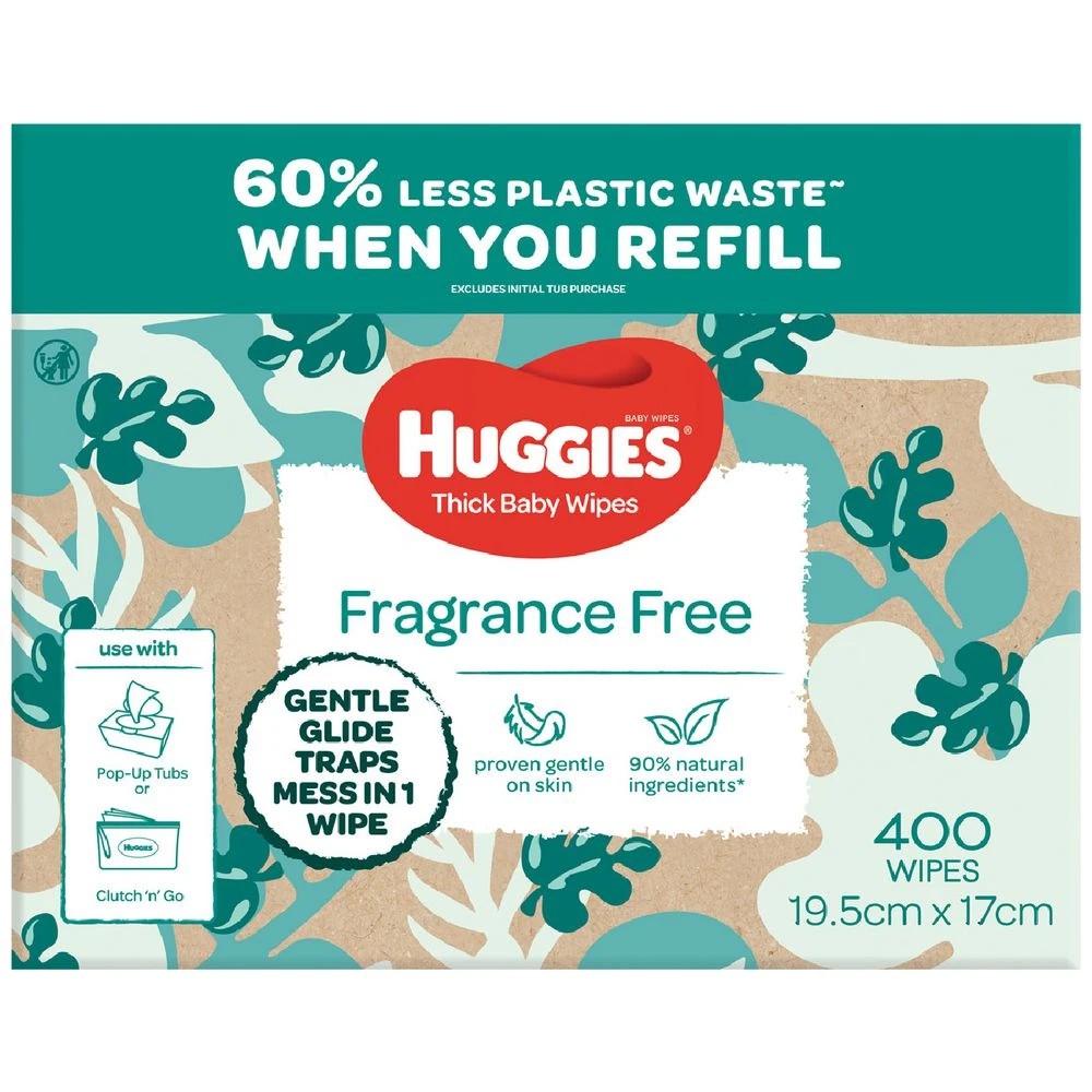 1 Huggies Baby Wipes 400 Pack, 1 of 1