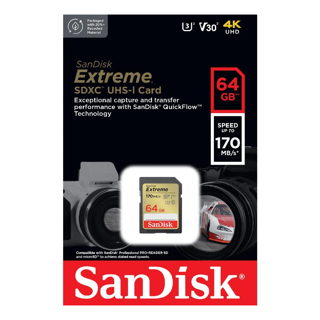 2 SanDisk 64GB Extreme SDXC Memory Card, 2 of 3