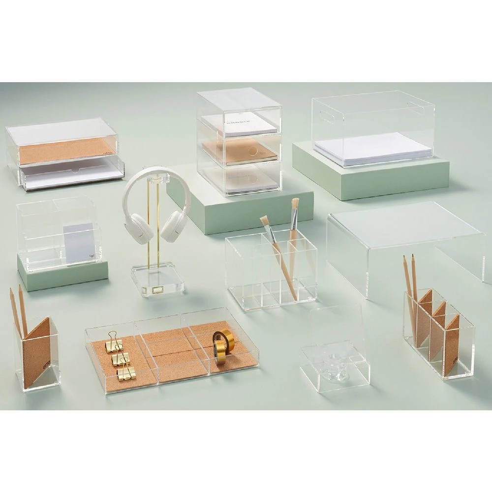 6 Otto Acrylic Magazine File Clear, 6 of 7