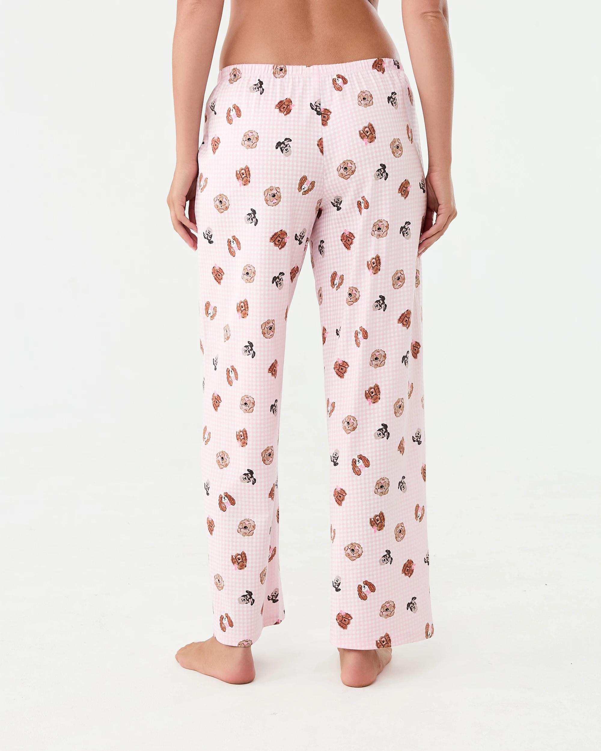 3 Cotton Print Knit Pants Dogs, 3 of 4