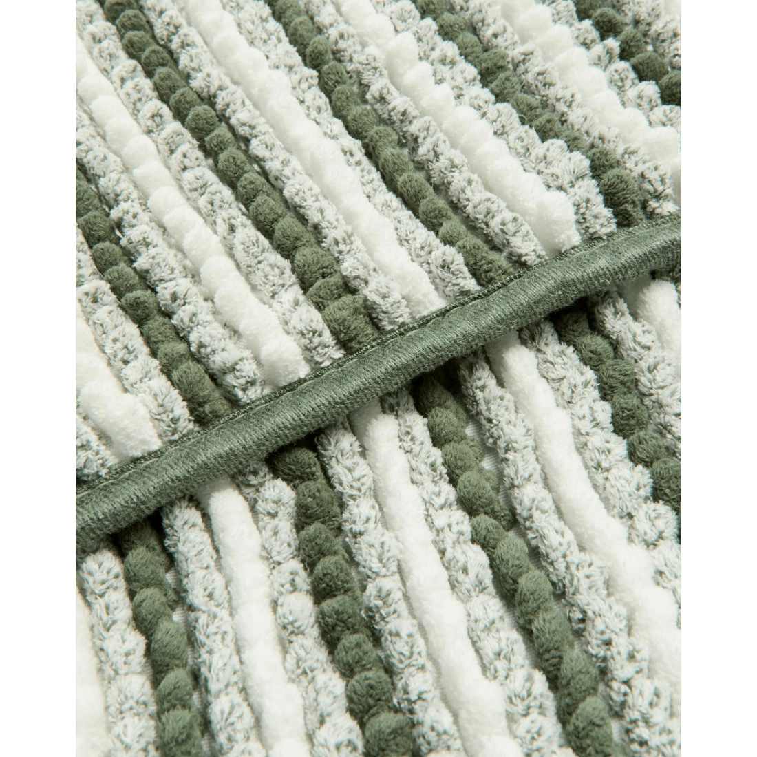 2 Target Bobble Stripe Bath Mat - Green, 2 of 2