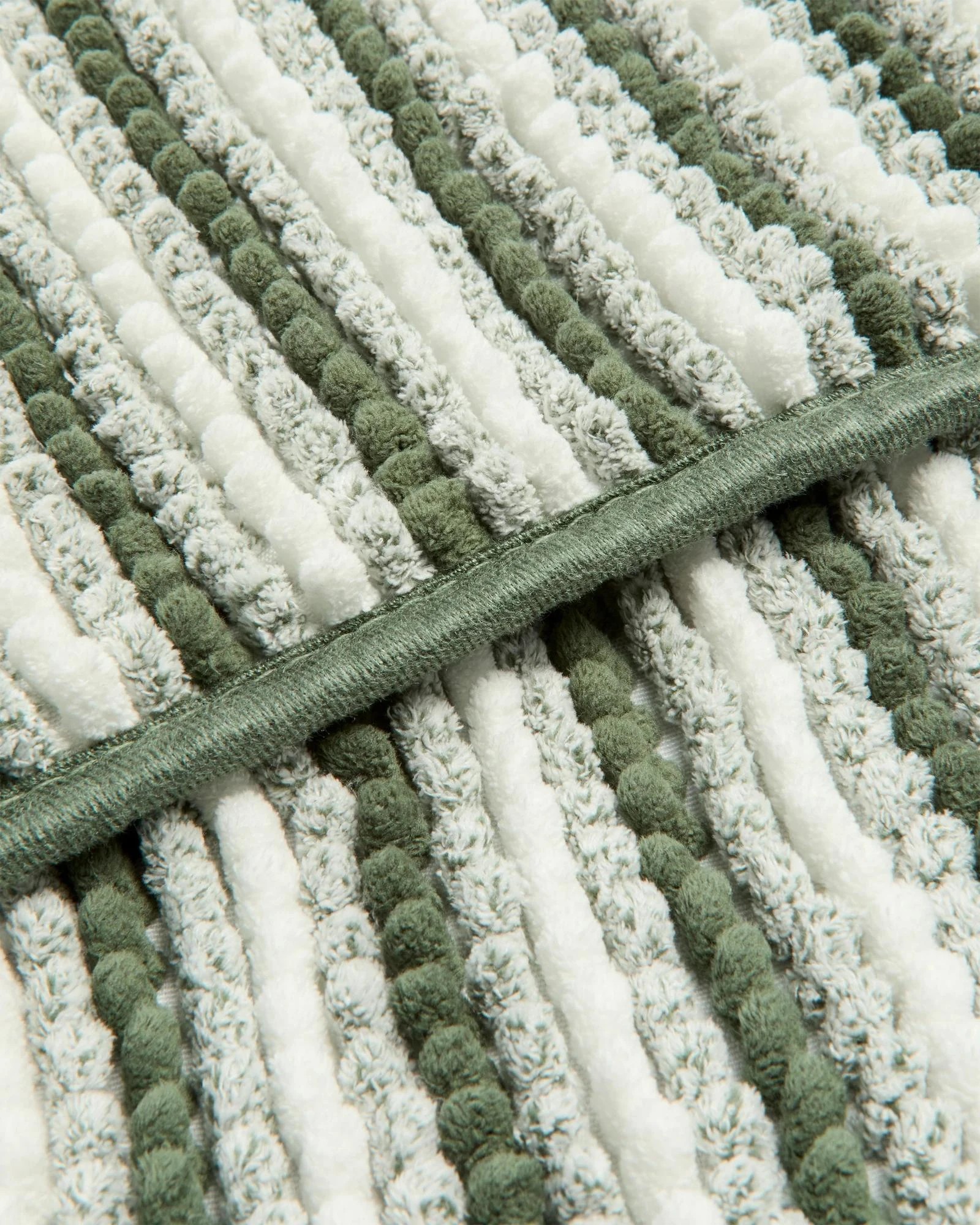 2 Target Bobble Stripe Bath Mat - Green, 2 of 2