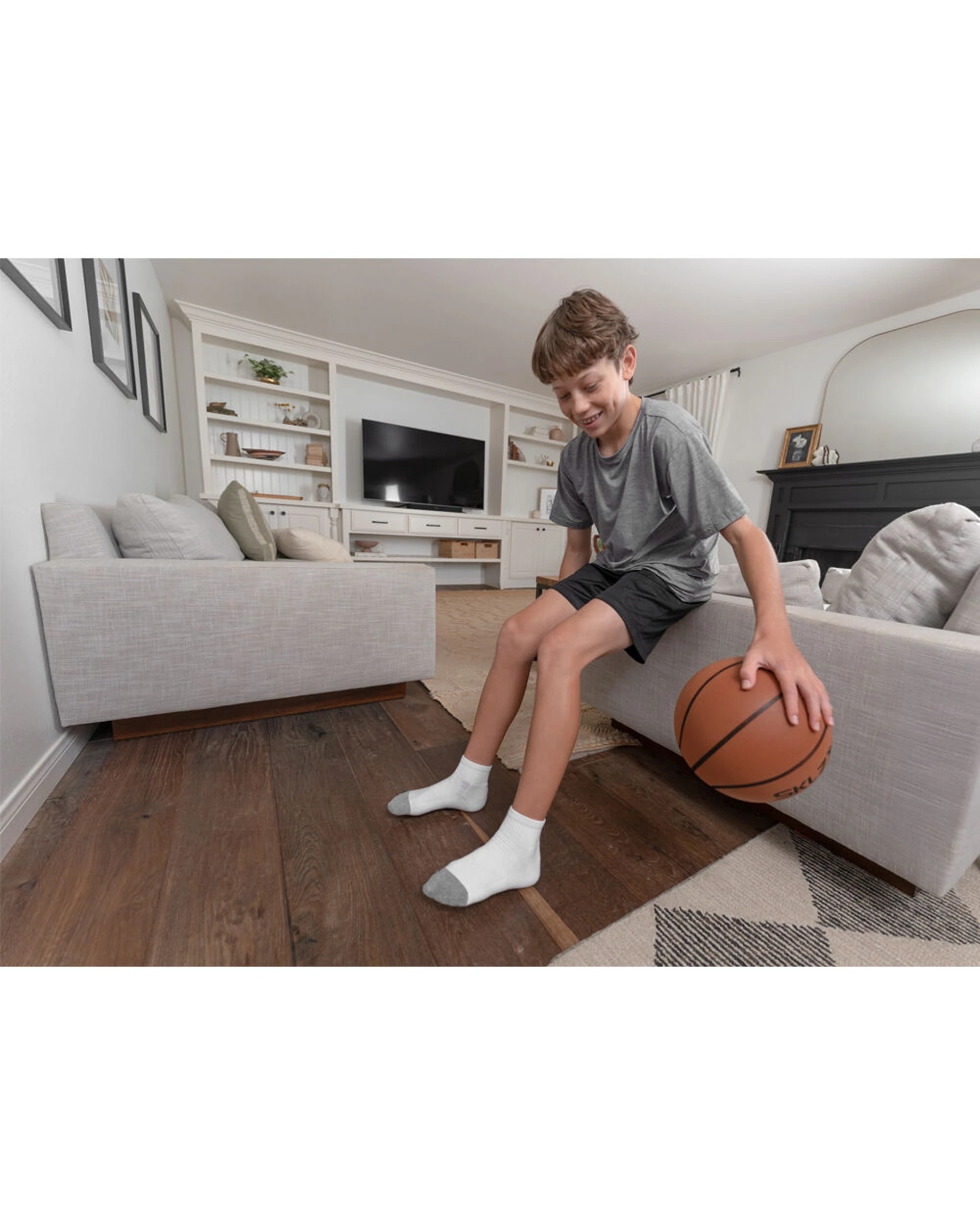 5 Sklz Silent Bounce Basketball Official Size For Indoor Use - Brown, 5 of 7
