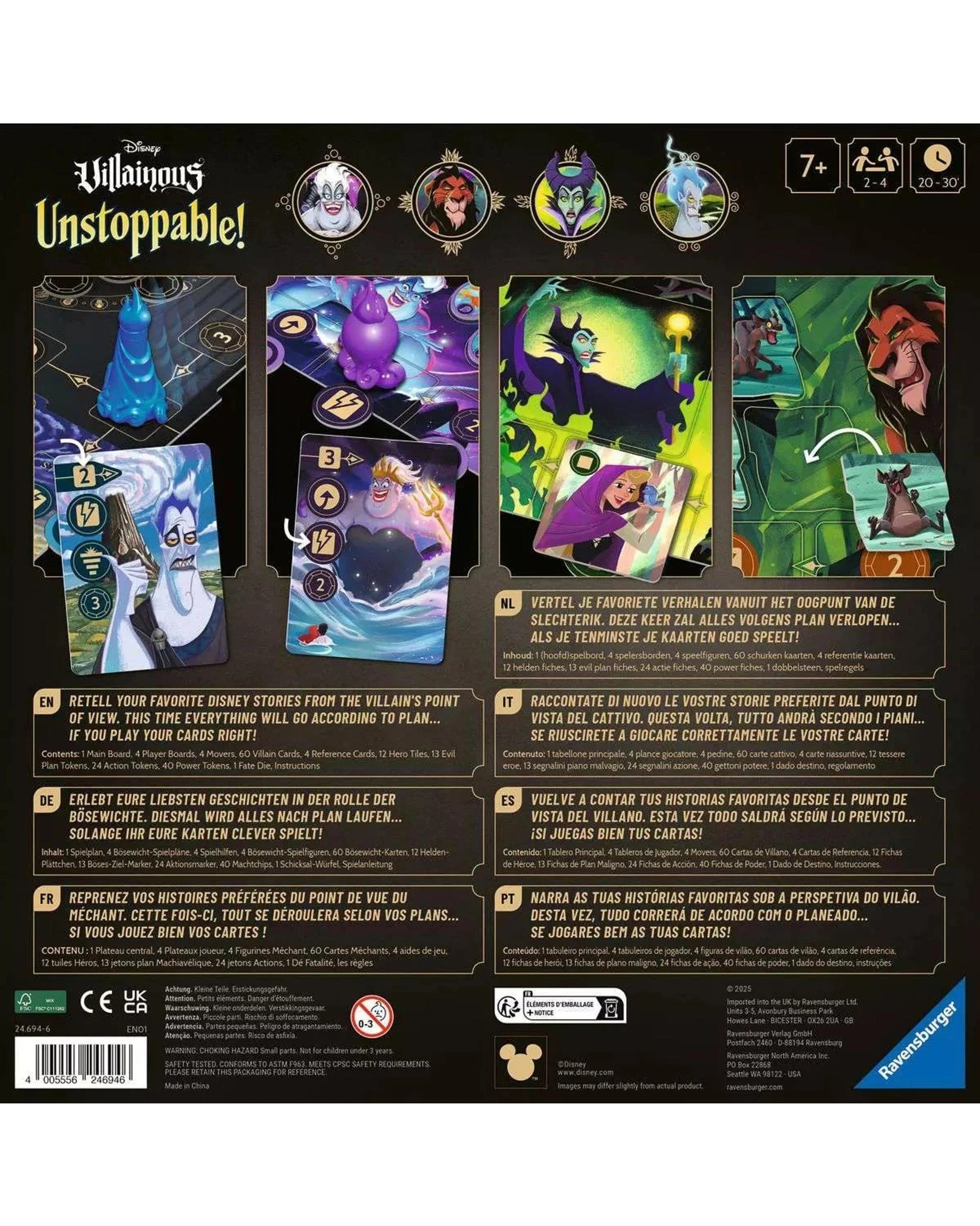 5 Disney Villainous Unstoppable Family Board Game, 5 of 5